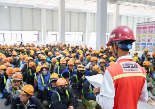 HUẤN LUYỆN AN TOÀN VỆ SINH LAO ĐỘNG ĐỊNH KỲ TẠI DỰ ÁN