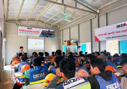 HUẤN LUYỆN AN TOÀN VỆ SINH LAO ĐỘNG TẠI DỰ ÁN KHU VỰC BẮC NINH