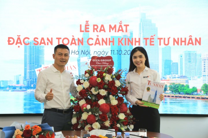 GIZA GROUP CHÚC MỪNG VIETNAMFINANCE RA MẮT ĐẶC SAN TOÀN CẢNH KINH TẾ TƯ NHÂN