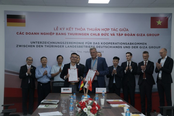 GIZA GROUP KÝ THỎA THUẬN HỢP TÁC VỚI DN BANG THURINGEN CHLB ĐỨC