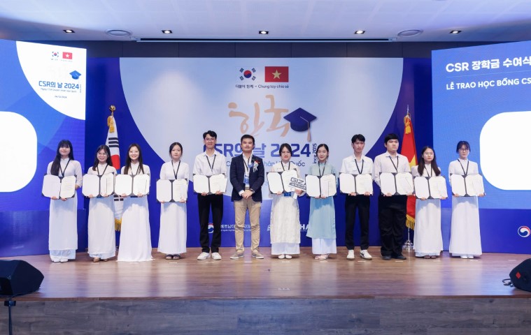GIZA GROUP ĐỒNG HÀNH CÙNG “NGÀY CSR DOANH NHÂN HÀN QUỐC - HỌC BỔNG CHUNG TAY CHIA SẺ 2024”